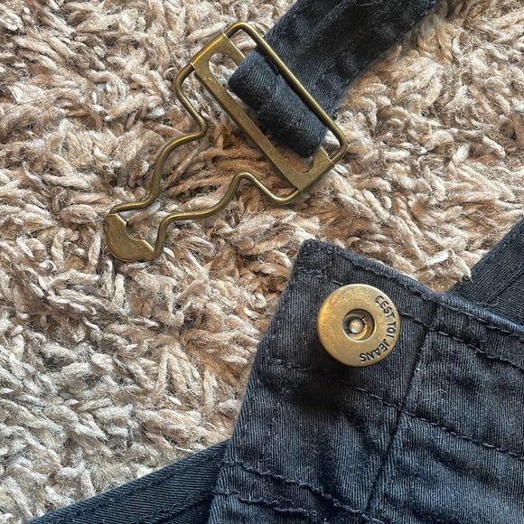 C’est Toi Jeans Black Overalls | Slim fit | size Medium - Picture 5 of 5